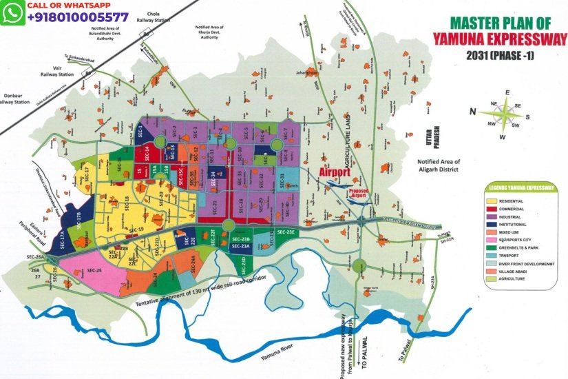 Residential Plots on Yamuna Expressway 10 Master Plan Yamuna Expressway