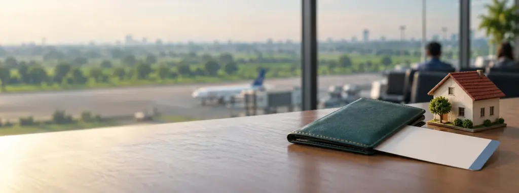 NRIs and OCIs Buying Plots on the Yamuna Expressway: a passport-sized travel wallet