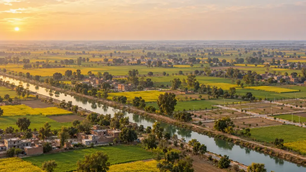 YEIDA Phase 2 village list: villages and farmland on the Yamuna plains in Mathura, Hathras, Aligarh and Agra