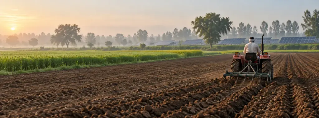 Can You Lease Out Farmland in UP? What Sections 94 and 95 of the Revenue Code Allow Since 2019: खेती की ज़मीन पट्टे पर देना 4 Can You Lease Out Farmland in UP? What Sections 94 and 95 of the Revenue Code Allow Since 2019: a farmer seen from behind